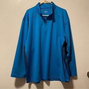 Princess Cruises Topp Adults Size‎ XXL Blue Long-sleeve 1/4 Zip Vacation